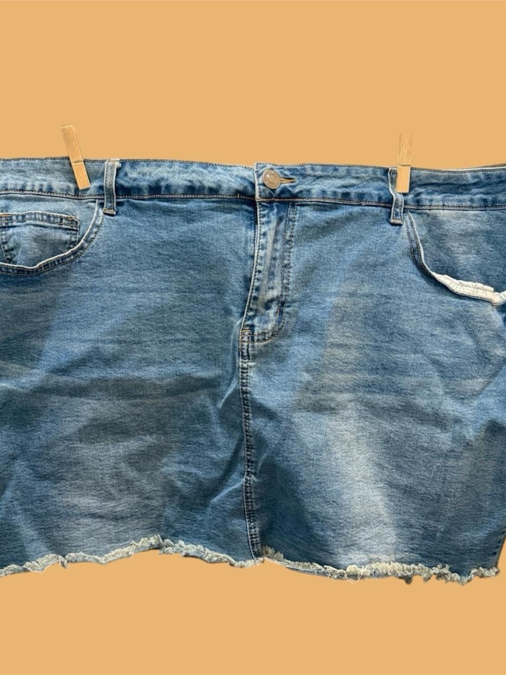 Denim Mini Skirt plus size.